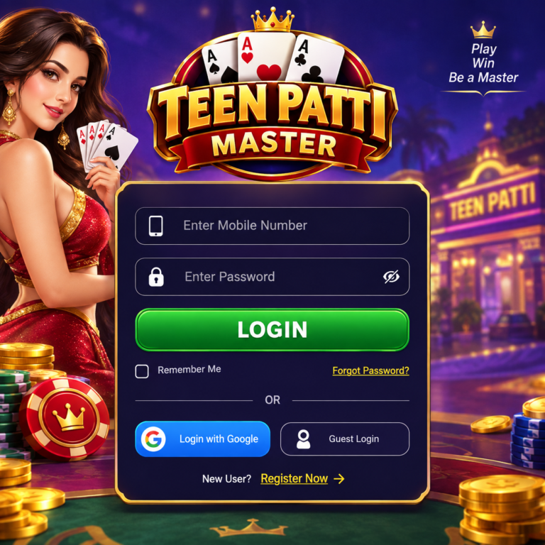 How to Login to Teen Patti Master